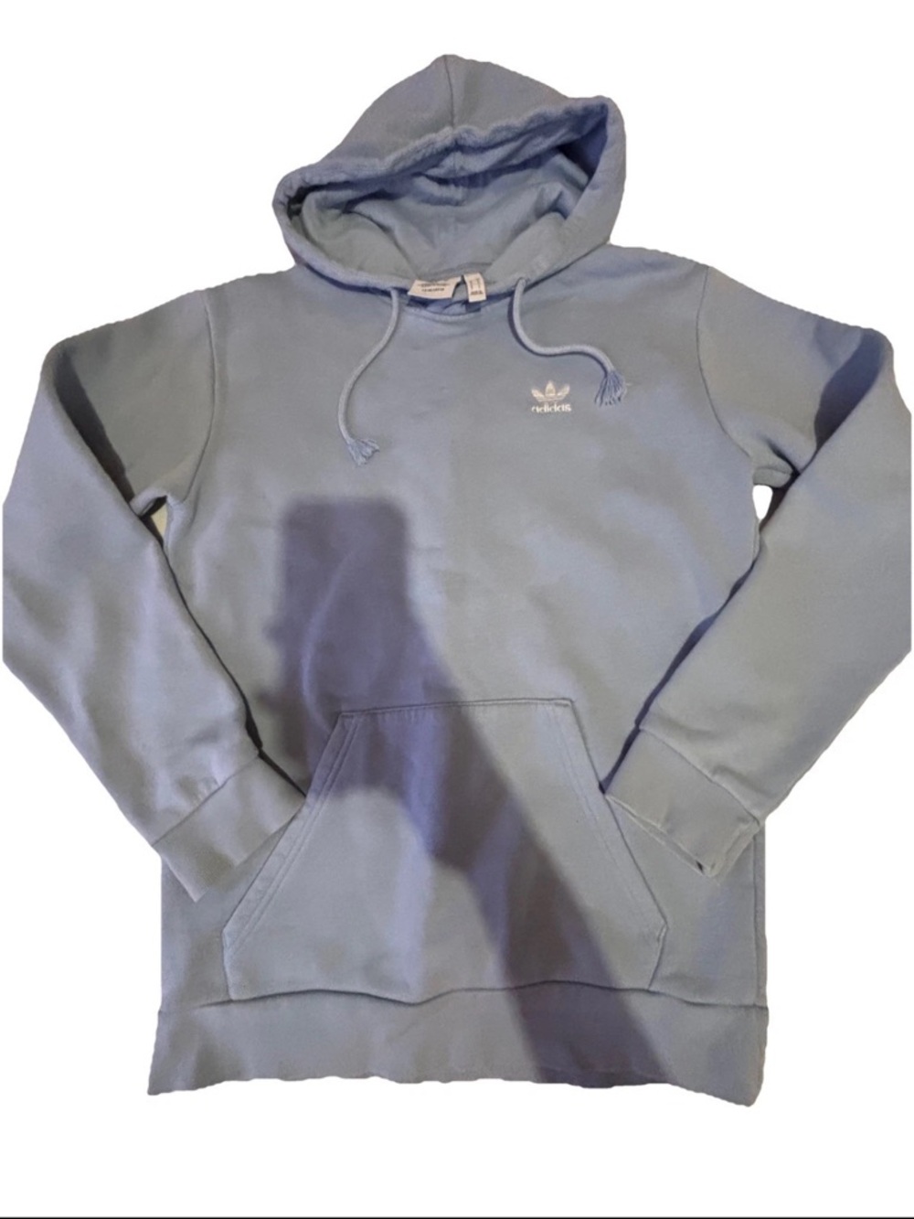 Adidas Pastel Blue Trefoil Hoodie